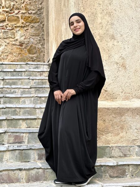 Rihla Abaya & hijab (BLACK)