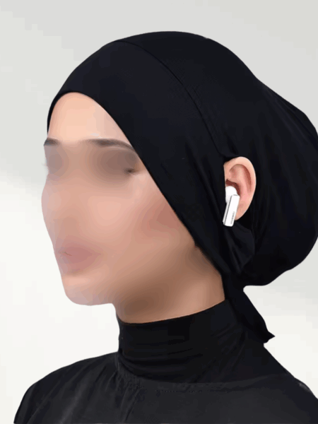 Adjustable bonnet Under-hijab with ear hole