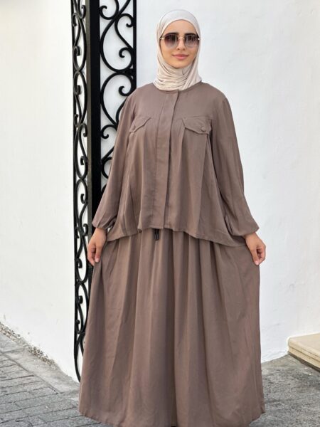 Nasma Cotton Set (Top & Long Skirt)